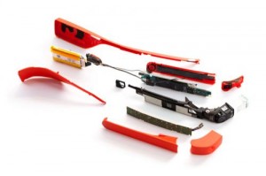 Google Glass, in disassembled glory