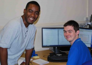 Jason Robinson (left) and Adrian Wheeldon 