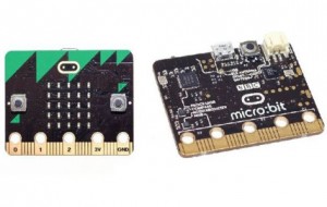 The BBC Micro:bit, front and back The BBC Micro:bit, front and back