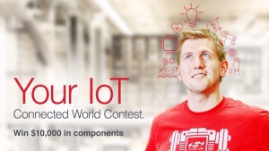 The three winners of the "Your IoT Connected World" design contest have been announced