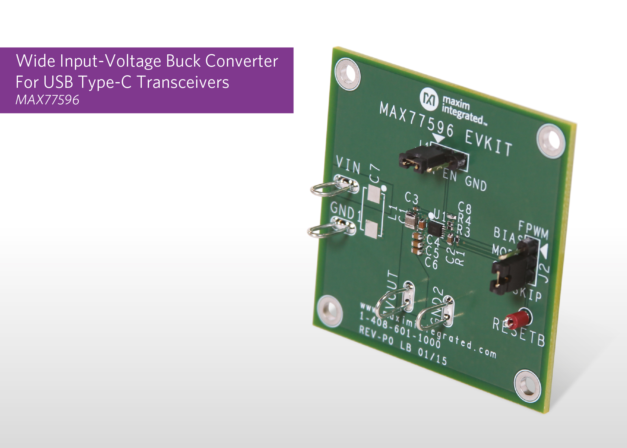 Maxim low-current buck converter