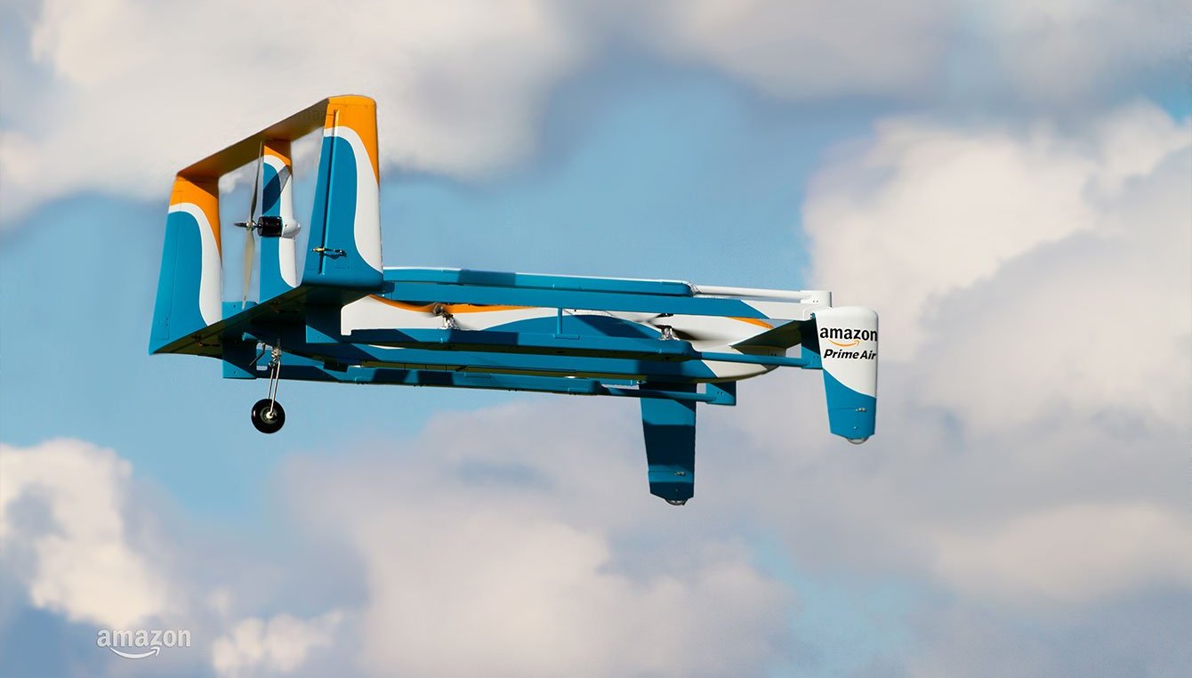 Amazon testing delivery drones in UK