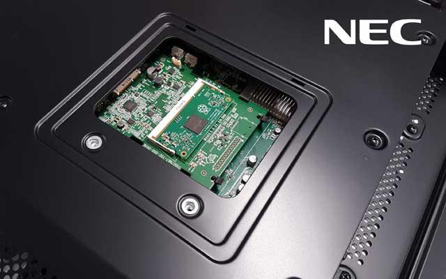 NEC adds Raspberry Pi socket to displays
