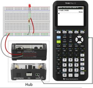 TI Innovator breadboard