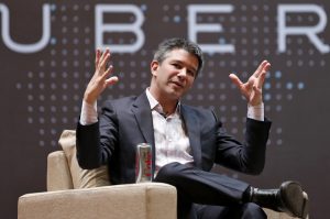 Uber CEO Travis Kalanick speaks to students during an interaction at the Indian Institute of Technology (IIT) campus in Mumbai, India, January 19, 2016. REUTERS/Danish Siddiqui - RTX231O8