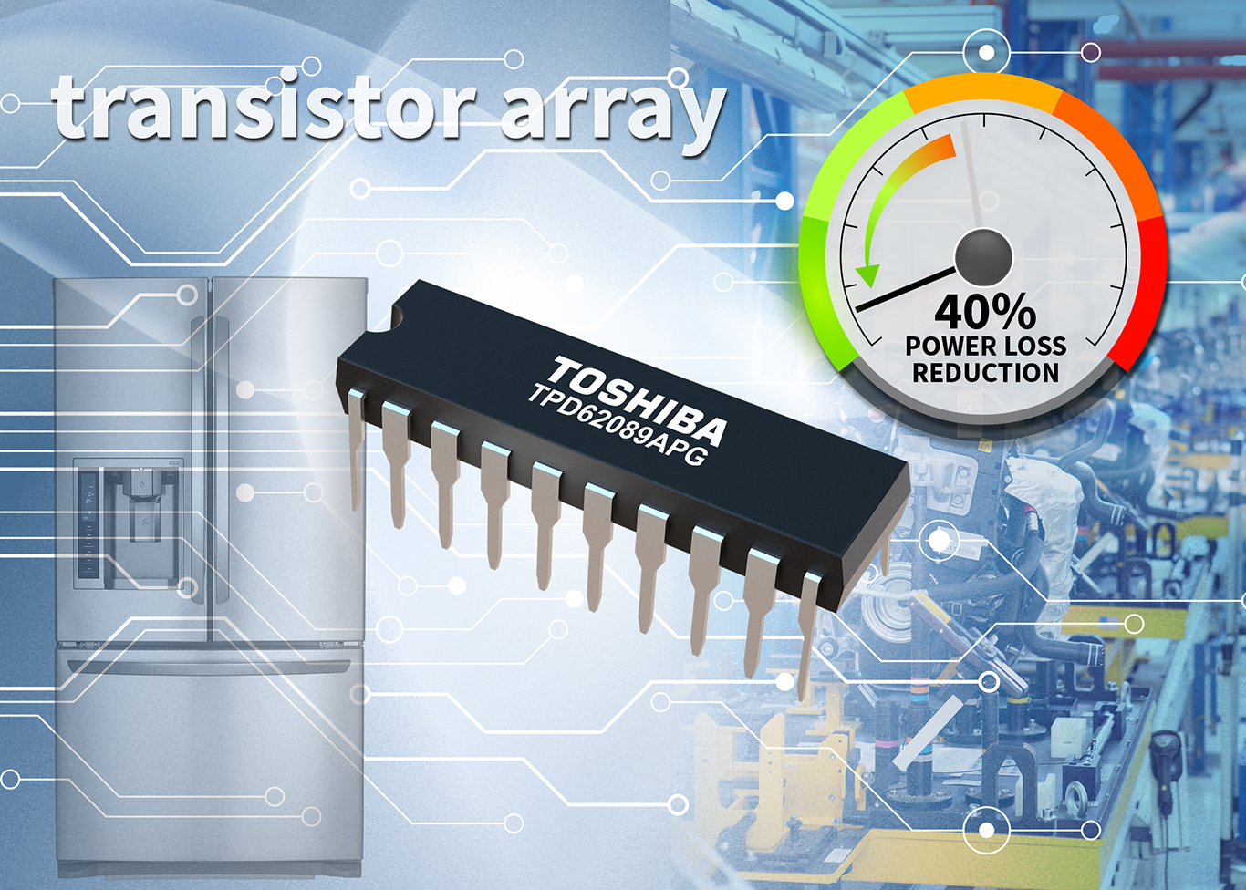Toshiba launches transistor array for HV transmitters