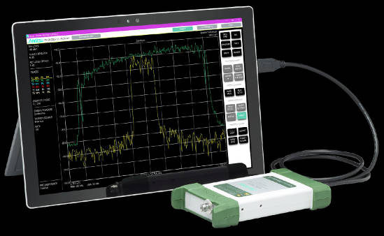 Ultra-portable spectrum analyser works with a tablet
