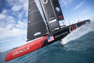 Oracle Team and Airbus at sea