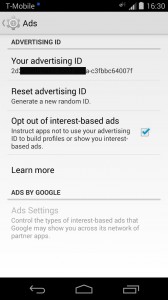 Android Advertising ID