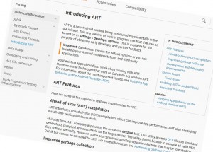 Android ART webpage