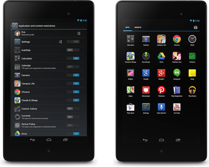 Android mobile 4.3 phone
