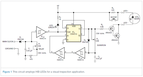 LED Circuit Diagram - LED strobe has independent delay and ... microwave transformer wiring diagram 