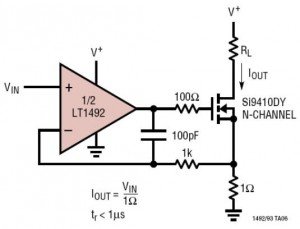 Linear Tech AN105 current sink