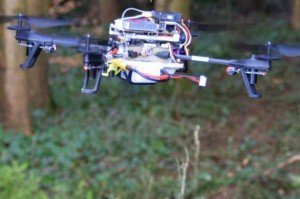 Zurich search drone - AI drone finds footpaths in the woods