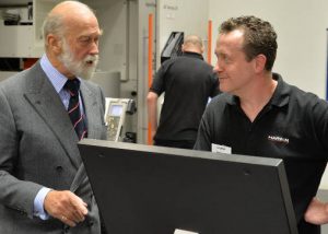 HRH Prince Micheal of Kent Tours and officially opens the new facility at Harwin, Portsmouth