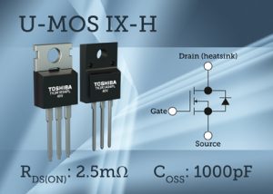 Toshiba adds to n-channel MOSFETs