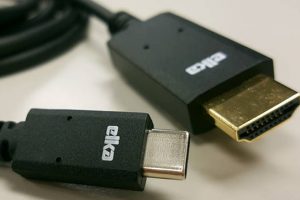 Elka HDMI alt mode over USB-C cable Cypress