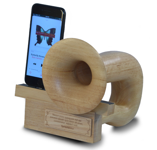 wooden acoustic speaker