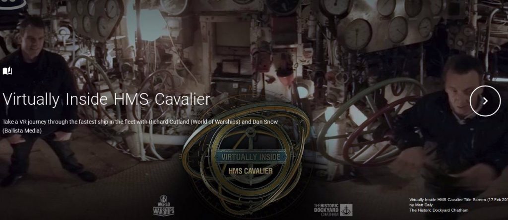 Virtually Inside HMS Cavalier VR