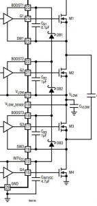 LTC7820 three diode drive