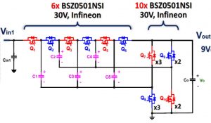 LTC7820 54 to 9V converter