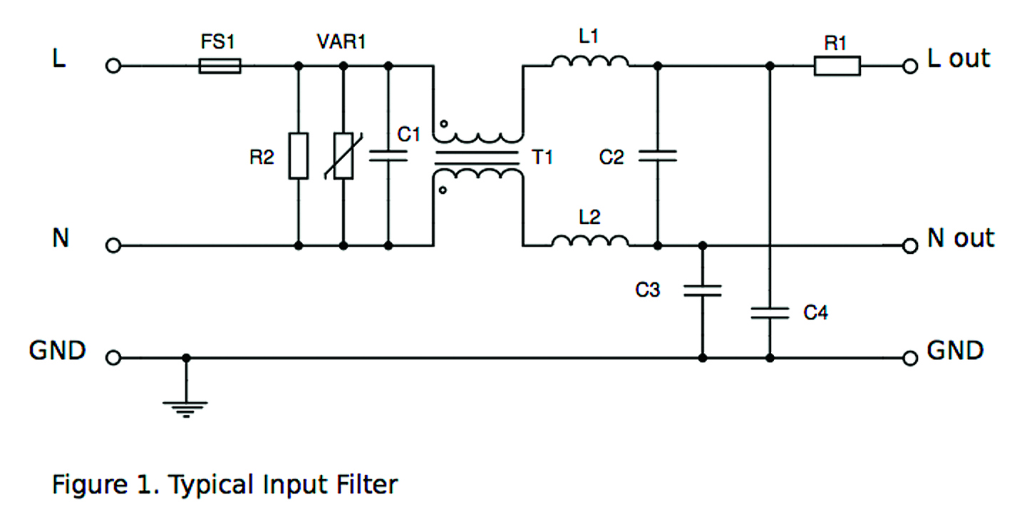 pi filter audio power supply design