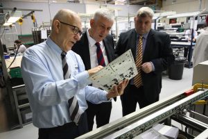 Lindsay Hoyle and Matthew Lynch at Scorpion Automotive