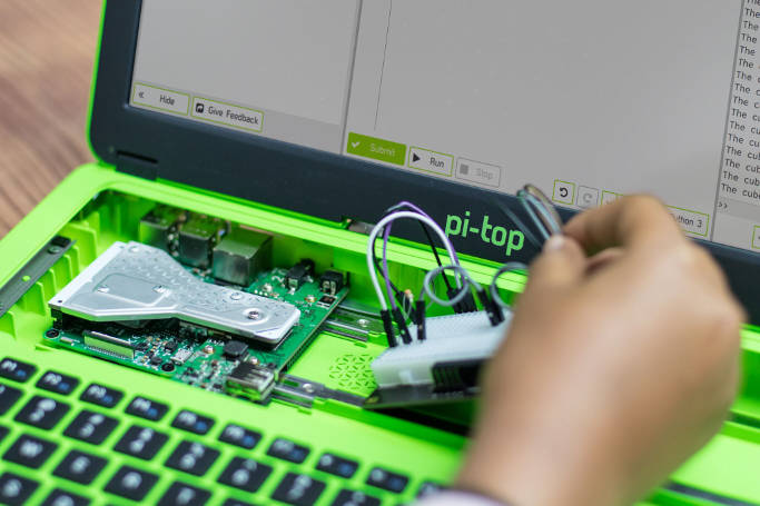 open next-generation Pi laptop