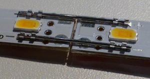 Harwin clip and bar led connector