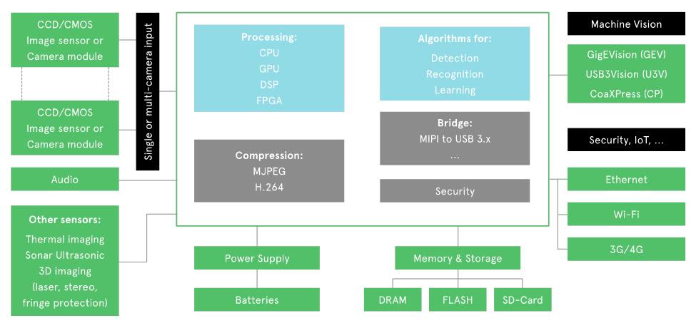 Process module. Components of the Vision System.