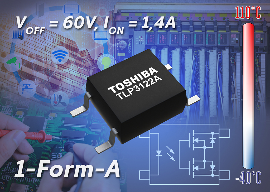 Toshiba Puts Industrial Photorelay Into Volume Production