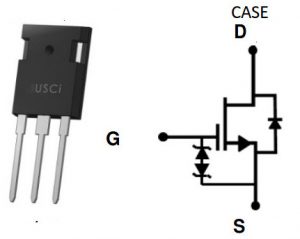 40mΩ silicon carbide transistor switches 1,200V and 50A