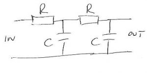 Two-pole-RCRC-filter