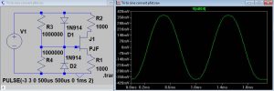 Triangle-to-sine pjfet