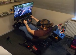 DIY VR motion simulator is powered by Arduino