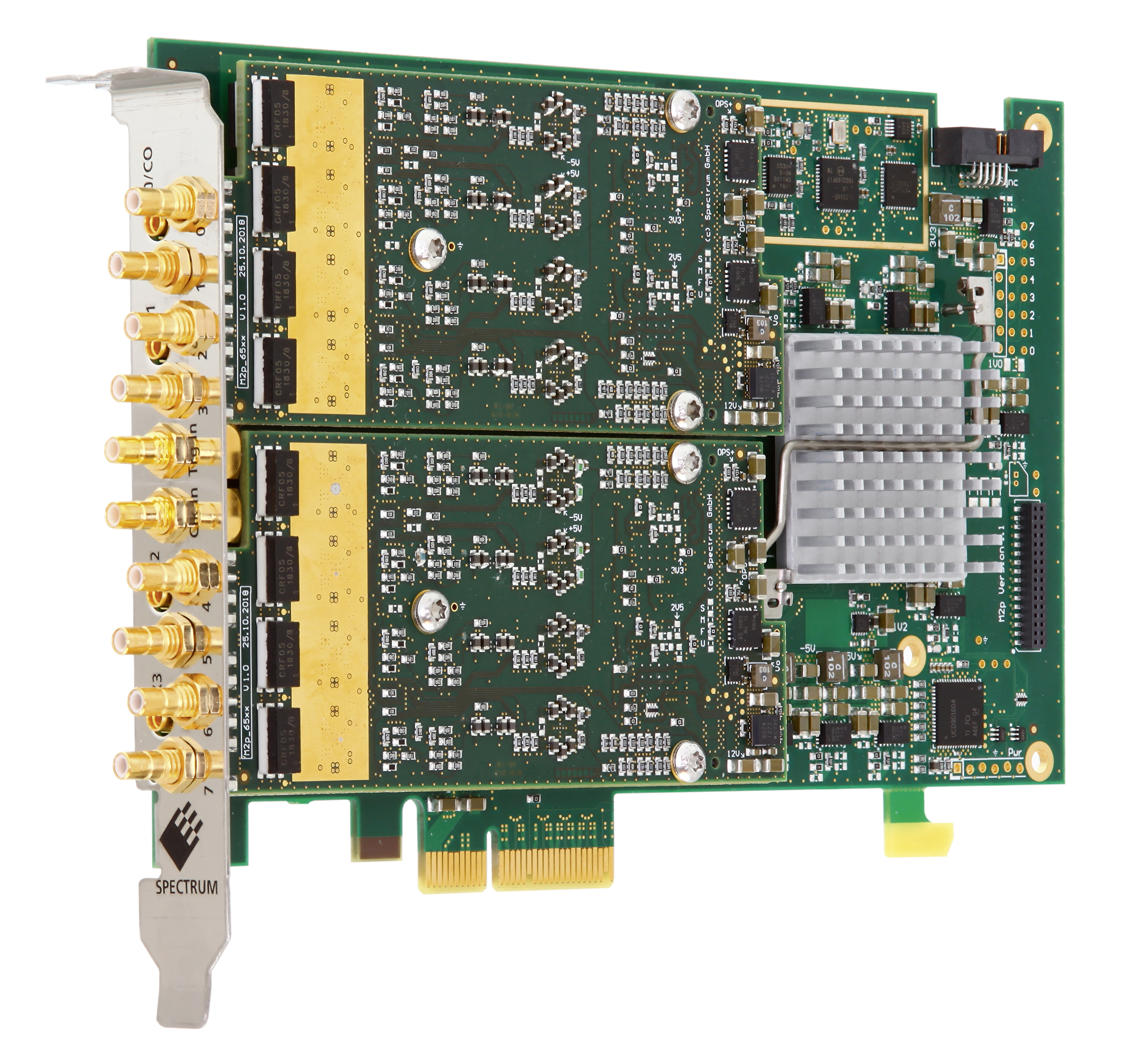 Spectrum puts 8 AWG channels on 168mm long PCIe card