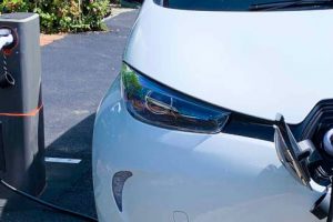 Duku-Electric-Charger in street in use