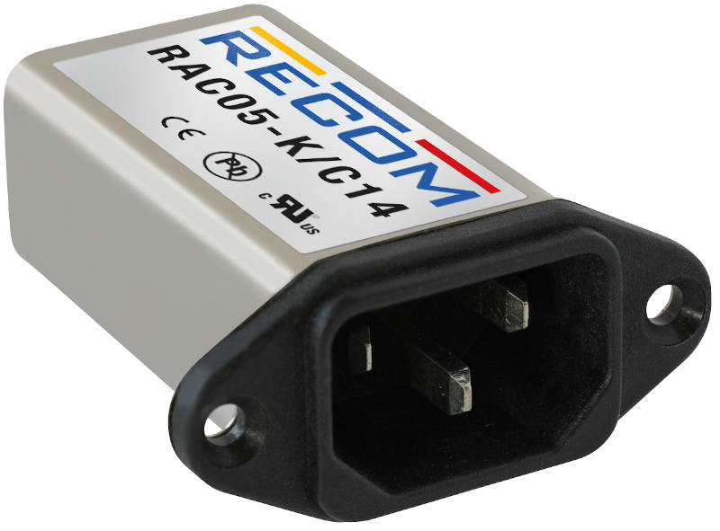 RS Components introduces IECinlet 5W acdc converters from