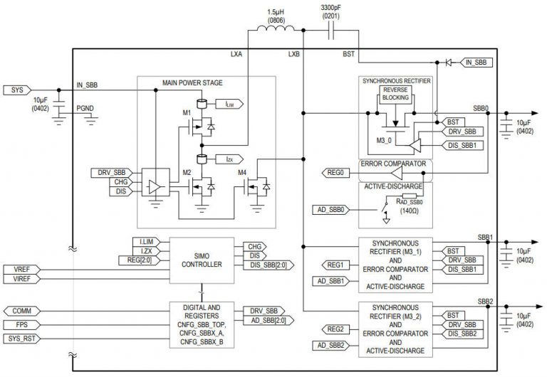 Smart watch PMIC has triple-output single-inductor buck-boost dc-dc ...