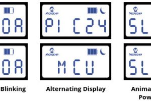 Microchip-PIC24F-GU4-GL4-auto-lcd-display