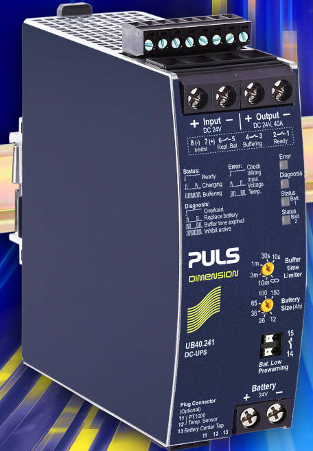 Ups Controller DIN rail controller for uninterruptible 24V power supply | Electronics ...