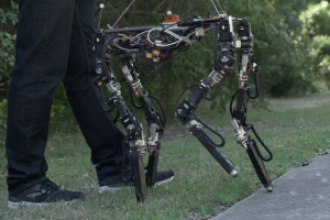 Adaptive robot extends its limbs to match new terrain