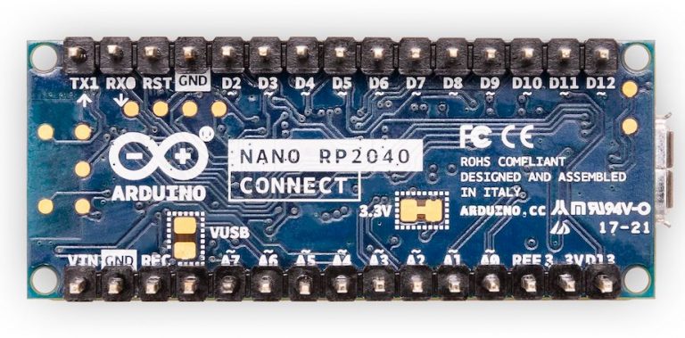 Arduino Nano Rp2040 Connect Builds On Raspberry Pi Silicon 2412