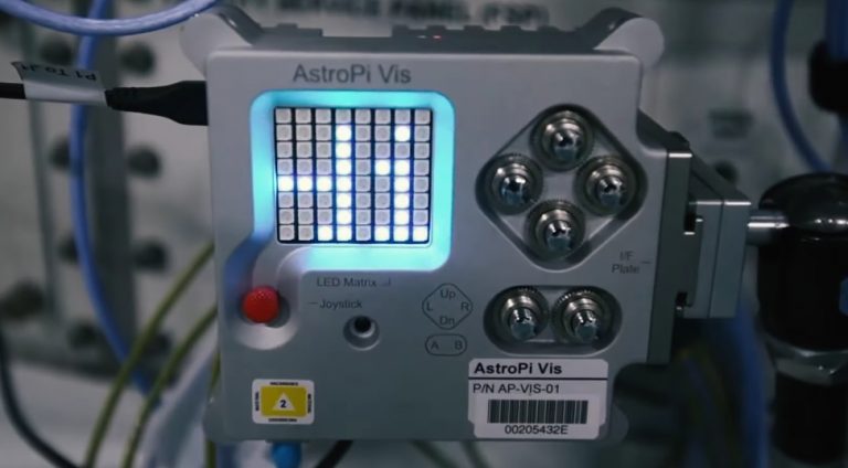 Astro Pi runs code on ISS and returns data to earth