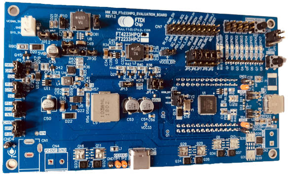 Eval board for FTDI USB Power Delivery ICs