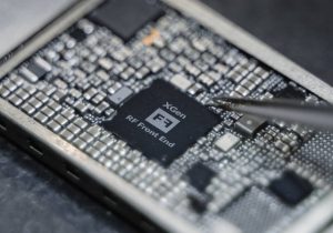 Forefront RF filtering chip chip