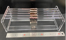 InstituteOfBasicScience films on quarz holder ready for graphene growth