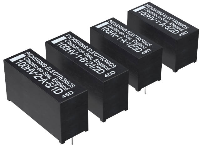 UK made: Pickering high-voltage reed relays have lower power coils