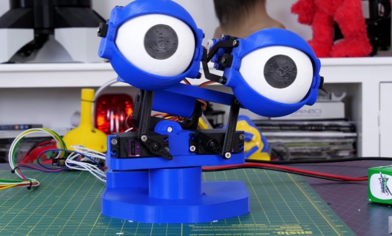 Servo moves smoothed for Arduino animatronic robot