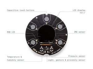 Arduino MKR carrier board flip side